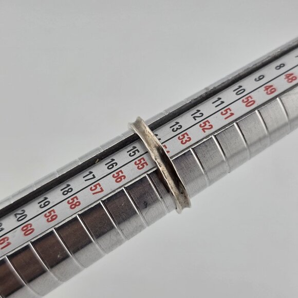 SILPADA RING STERLING 925 HAMMERED STACKABLE CONCAVE SIZE 7 - Picture 2 of 13